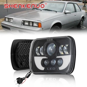 Faro cuadrado LED para Oldsmobile Firenza 1982 5x7 7X6" H6014/H6052/H6054 - Imagen 1 de 17