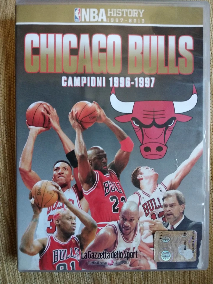 chicago bulls campioni 1996-1997	dvd	basket pallacanestro nba history nuovov - Immagine 1 di 1