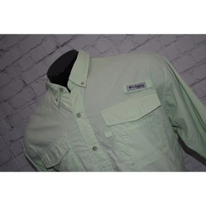 Camisa Columbia PFG Performance Equipo de Pesca Para Hombre Talla XL Verde Nylon Ventilado - Imagen 1 de 10