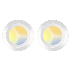 2 Pack 5/6 Inch LED Low Profile Surface Mount Disk Light, 3000K/4000K/5000K D... - Picture 1 of 5