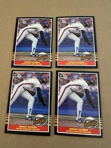 4 1985 Donruss Highlights #32 Dwight Gooden Rookie New York Mets NMT MINT LOT - Picture 1 of 2