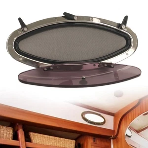 Porthole Window with Screen Component Opening Window for RV Cabin Yacht - Picture 1 of 7