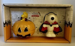Peanuts Snoopy & Woodstock Halloween set shaker sale e pepe nuovo con scatola - Foto 1 di 8