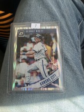 2018 Panini Donruss Optic Shock Holo Refractor #97 George Brett