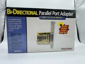 Vintage BI-Directional Parallel Port Adapter Mod. DRPARAL1 Factory Sealed - Picture 1 of 5