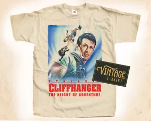 T-SHIRT Cliffhanger T-SHIRT Poster Film Vintage Naturali Taglie da S a 5XL - Foto 1 di 2