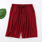 Men Shorts Summer Thin 5 Split Houseshorts Loose Casual Pajama Pant Beach Shorts
