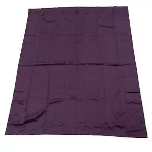 Lichtenberg Wine Plum Purple Window Curtain Panel Rod Pocket 53Wx63L Satin - Picture 1 of 8