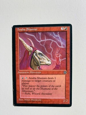 1X MTG MAGIC THE GATHERING ANABA SHAMAN NM-MT CARD - Image 1 of 2
