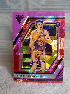 Chet Holmgren (RC) 2022-23 Panini Flux #243 Red Cracked Ice Prizm Rookie 