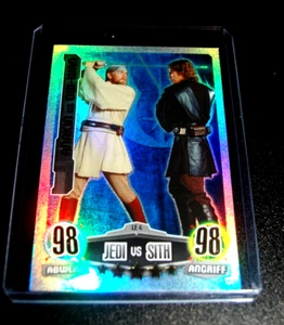 Topps Star Wars Force Attax Movie Serie 1 - LE4 ANAKIN VS OBI-WAN - neuwertig - Bild 1 von 2