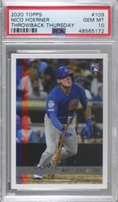 2020 Throwback Thursday #TBT Online Exclusive Nico Hoerner PSA 10 Rookie RC
