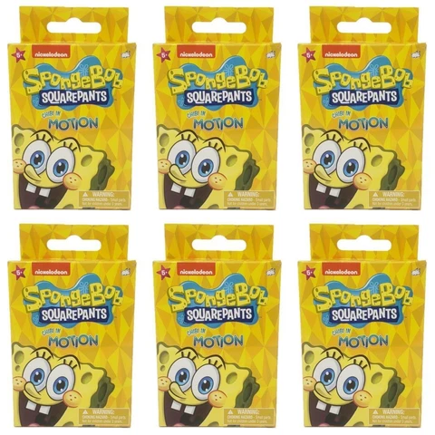 SpongeBob SquarePants Chibi In Motion Clip-On Danglers - Lot of 6 Blind Boxes Cover