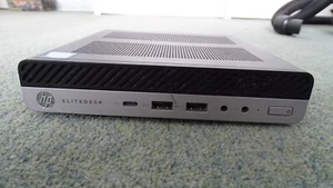 HP EliteDesk Mini PC, i5-7600 3.5GHz, Win10 Home, 8GHz RAM, 256GB + 480GB SSD - Bild 1 von 8