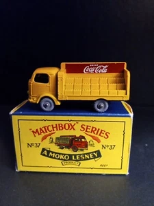 Matchbox #37b6 Coca Cola Lorry Rare GPW VN/MINT In Crisp Original B4 Box - Picture 1 of 13