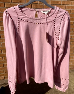 BODEN Mila long sleeve top size 10 milkshake colour T1728 ----b73A== - Picture 1 of 8