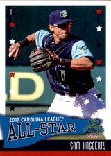 2017 Carolina League All-Stars Choice #14 Sam Haggerty Phoenix Arizona AZ Card