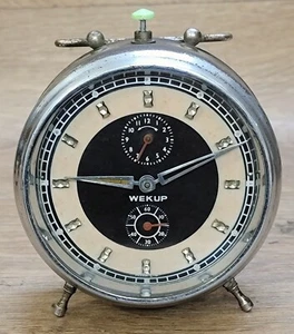 Antike Original Selten WEKUP Sammlerstück Klassische Tischuhr Vintage Wecker. - Bild 1 von 7
