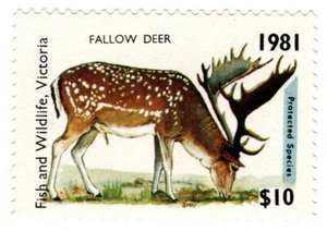 (I.B) Australia - Victoria Revenue : Hunting Tax $10 (1981) - Picture 1 of 1