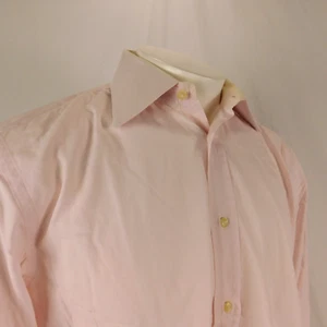 Valentino Roma Men’s Pink Dress Shirt Sz 15 1/2 34 - Picture 1 of 9