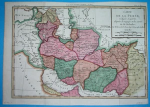 1780 ORIGINAL MAP ARMENIA PERSIA IRAN AFGHANISTAN PAKISTAN INDIA PUNJAB SIKHS - Picture 1 of 7