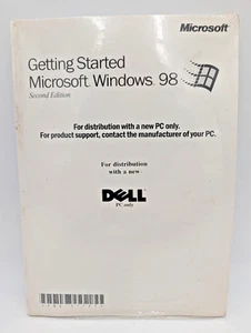 Getting Started Microsoft Windows 98 Second Edition for Dell PC - CD & Booklet - Picture 1 of 4