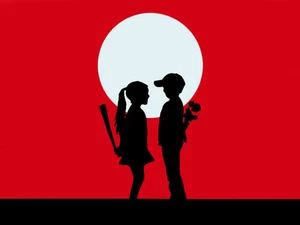 BANKSY STREET ART CANVAS PRINT love hurts 24"X 18" fake poster wide Red - Picture 1 of 1