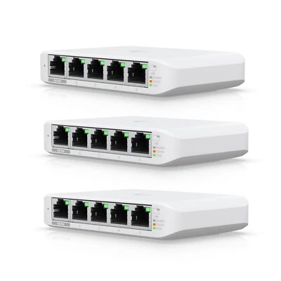 Ubiquiti UniFi Switch Flex Mini 3-Pack Managed Gigabit PoE 10/100/1000 - Image 1 of 4