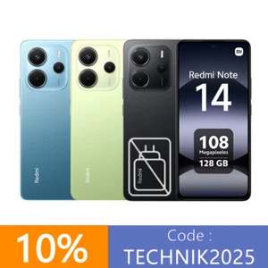 Xiaomi Redmi Note 14 4G Smartphone NFC 8+256GB 6+128GB 108MP Dual SIM Global - Imagen 1 de 20