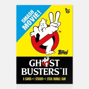 GHOSTBUSTERS II TOPPS 80TH ANNIVERSARY WRAPPER ART CARD #26 #Topps #Ghostbusters - Picture 1 of 2