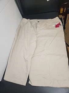 Women's Kim Rogers Fit Solutions True Stone Twill DMND Fit Capri Size 22W New - Picture 1 of 5