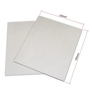 ISOLANTE FORNO MICROONDE 2 FOGLI MICA RIGIDO 13x13 CM UNIVERSALE - Foto 1 di 1