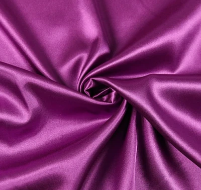 SATIN Deluxe Stoff Innenfutter Blusenstoff Nachtwäsche glänzend LILA EUR 9,98/m - Bild 1 von 2