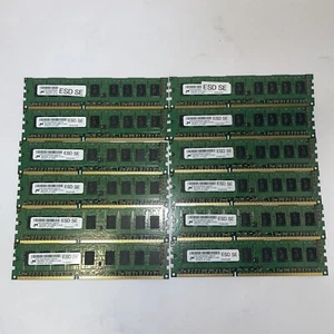 1x MICRON 2GB PC3-10600E DDR3-1333 UNBUF ECC CL9 240P Ram MT18JSF25672AZ-1G4G1ZE - Picture 1 of 1