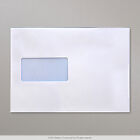 100 C5 WINDOW Envelopes paper Wallets 229x162mm self seal cheap WHITE letter 