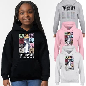 Kinder Taylor bedruckter Hoodie Epochen Tour Mädchen Jungen Kapuzenpullover Souvenir UK - Bild 1 von 18