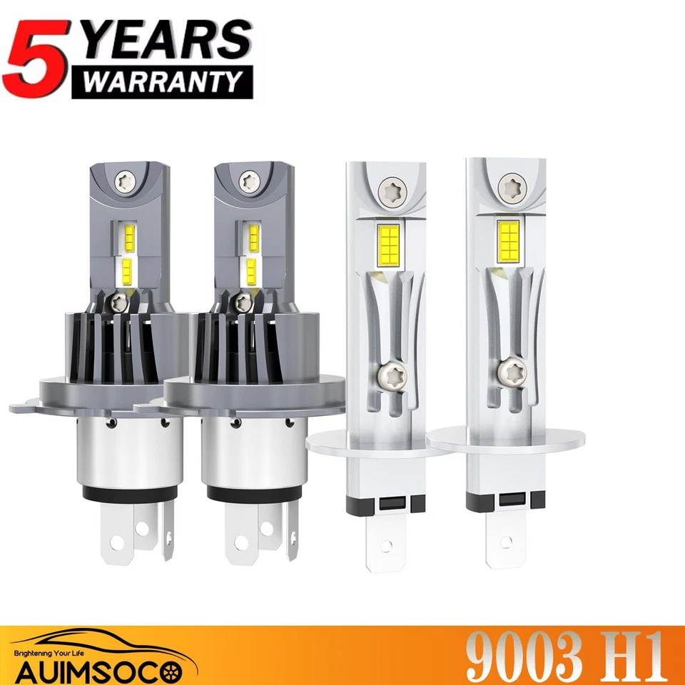 For Peugeot Grand Raid 2009-2013 LED Headlight Hi/Lo+Fog Light Bulbs Combo 4x - Изображение 1 из 4