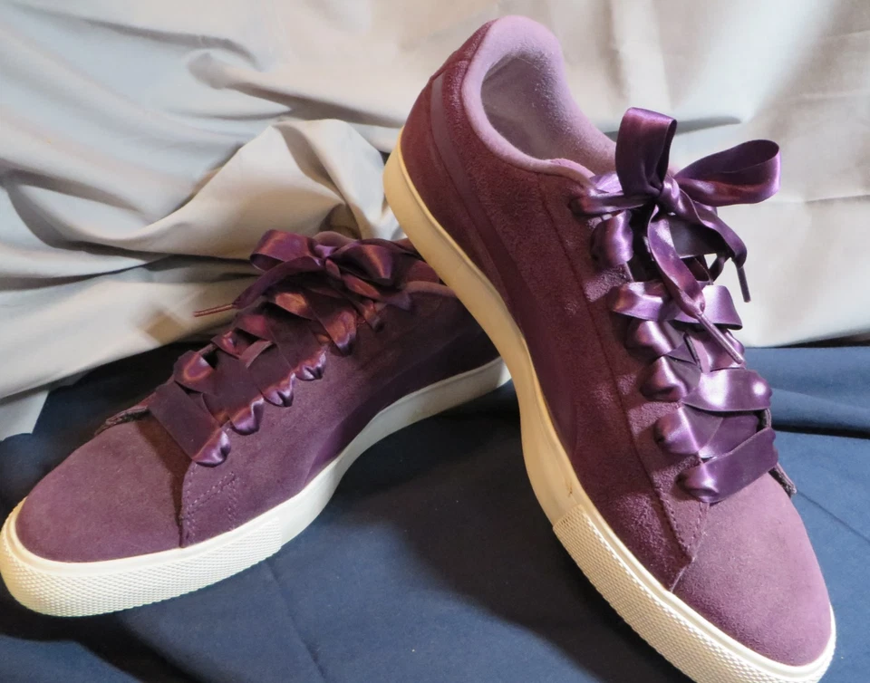 Zapatos de golf Puma de gamuza púrpura, para mujer talla 10 Foto 1 de 4