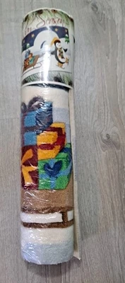 Ковер комнатный стеганный вручную Holiday Season Christmas Penguin 24 x 36 дюймов - Изображение 1 из 4