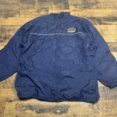 Chaqueta cortavientos Starter Michigan Wolverines para hombre 3XL azul marino Foto 1 de 4