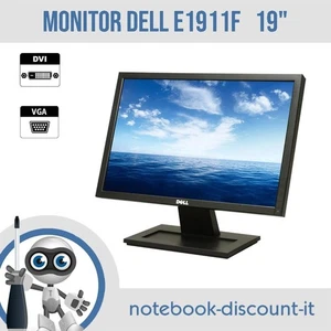 Monitor DELL E1911F Schermo 19" Per PC DESKTOP 1440x900px DVI VGA GRADO A- - Imagen 1 de 4