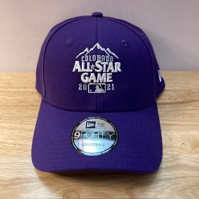 *NWT* 2021 MLB ALL-STAR GAME (Colorado) New Era 9FORTY Purple Adjustable Hat - Image 1 of 4