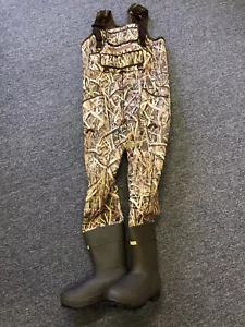 New 5mm Kobuk Shadow Grass Blades Camo Neoprene Hunting Wader Lug Size 7R 1600g - Picture 1 of 6