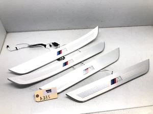 2016-2022 BMW 750i 740i G12 M-SPORT DOOR SILL SCUFF PLATE SET X4 ILLUMINATED OEM - Picture 1 of 13