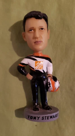 NASCAR TONY STEWART HOME DEPOT BOBBLE HEAD JOE GIBBS RACING 4" inch SEE PICTURES Cover