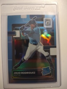 2022 Panini Optic  Choice  Julio  Rodriguez Rated Rookie- Carolina Blue#45/50 🔥