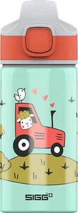 SIGG - Alu Trinkflasche Kinder - Miracle Mit Trinkhalm - Auslaufsicher Tractor - Bild 1 von 1