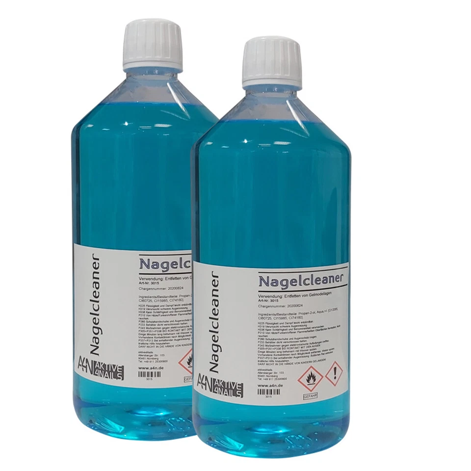 2 x Nail Cleaner 1 Liter Nagelcleaner Isopropanol Nagelentfetter Blau - Bild 1 von 1