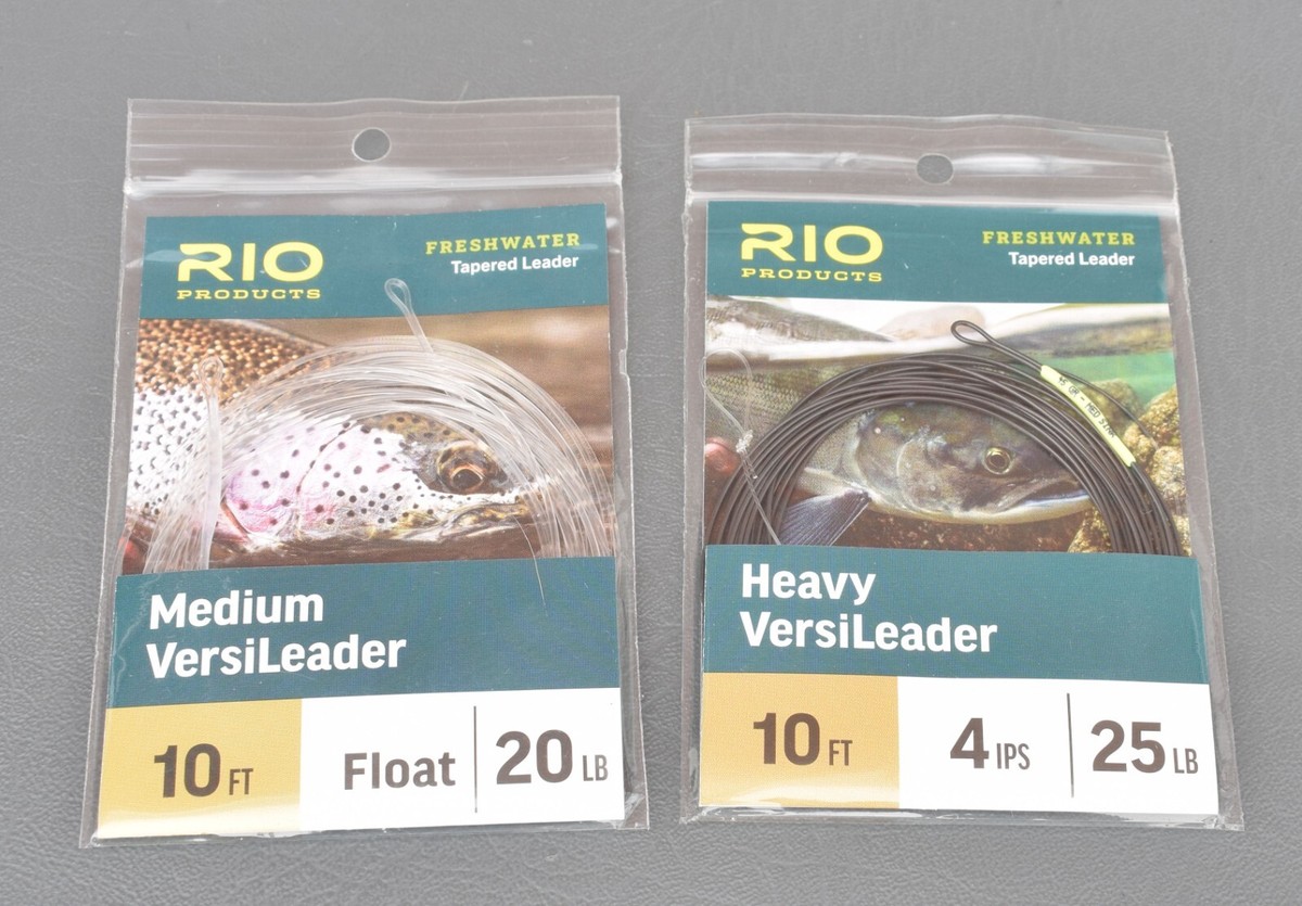 Tapered Leaders For Fly Fishing RIO Products 6FT VersiLeader - Pre-Tied ...