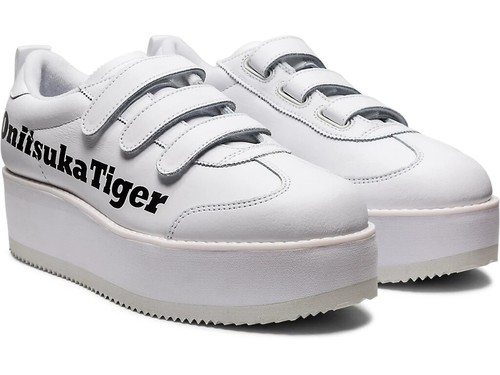 ASICS Scarpe unisex Onitsuka Tiger DELEGATION CHUNK W 1182A207 113 BIANCO NERO US 6 11